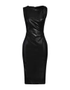 Spell By Access Fashion Woman Midi Dress Black Size S Viscose In Black