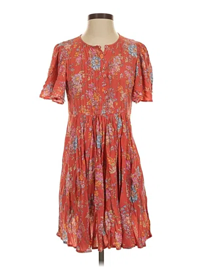 Pre-owned Spell Casual Dress In Orange