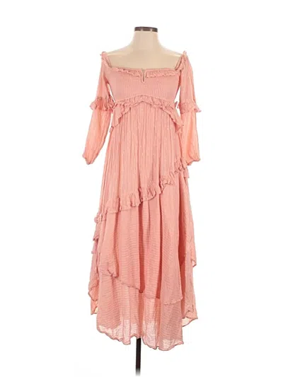 Pre-owned Spell Casual Dress In Pink