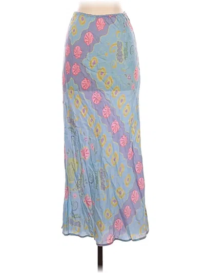Pre-owned Spell Casual Skirt In Blue