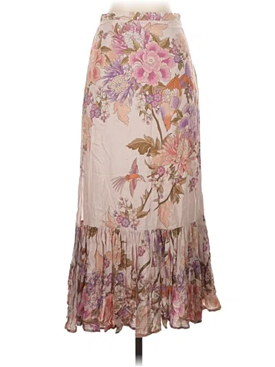 Pre-owned Spell Casual Skirt In Tan