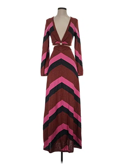 Pre-owned Spell Cocktail Dress In Brown