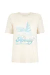 SPELL CRUISE CLUB TEE IN ANTIQUE WHITE