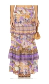 Spell Dancing Valley Ra Ra Maxi Skirt In Violet