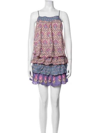 Pre-owned Spell Floral Print Skirt Set In Multicolor