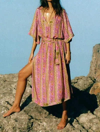 Spell Goldie Maxi Gown In Desert Rose In Pink