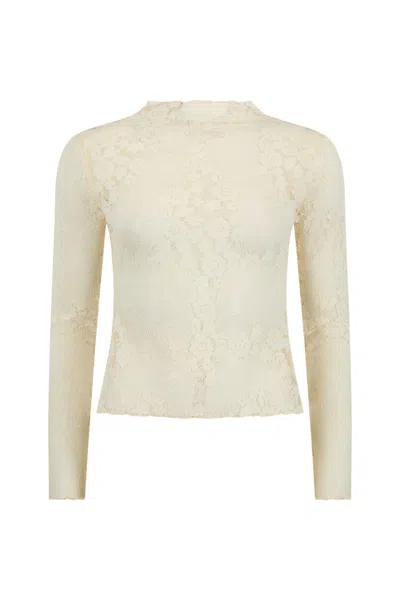Spell Juliette Lace Top In Neutral