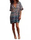 Spell Marmont Flutter Tunic Dress In Blue In Blue