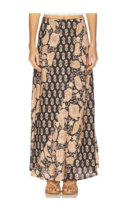 Spell Marmont Maxi Skirt In Whiskey