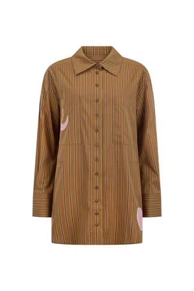 Spell Off Duty Shirt In Brown