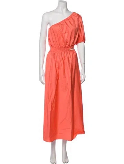 Pre-owned Spell One-shoulder Long Dress W/ Tags In Orange
