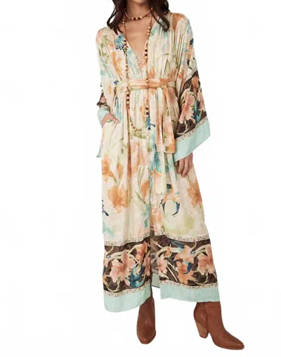 Spell Painter's Garden Gown In Seafoam In Multi