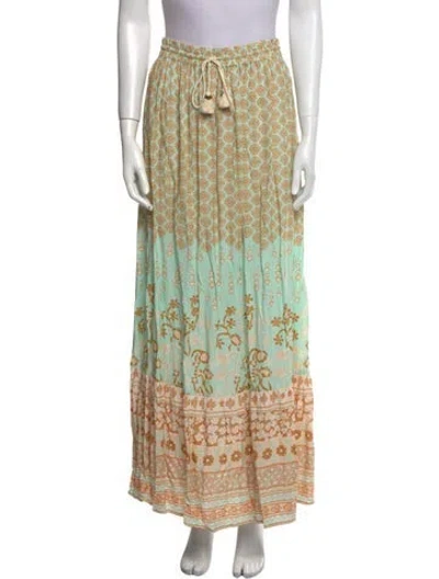 Pre-owned Spell Printed Long Skirt W/ Tags In Neutral