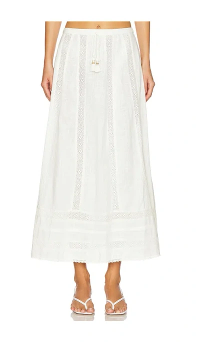 Spell Serendipity Lace Skirt In White