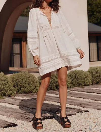 Spell Stevie Lace Mini Dress In White