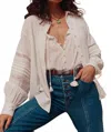 Spell Stevie Lace Shirt In Camellia In Multi