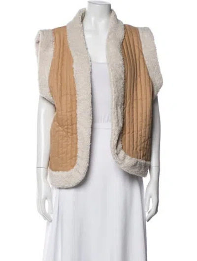 Pre-owned Spell Vest In Neutral