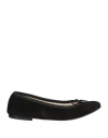 Spelta  Milano Spelta Milano Woman Ballet Flats Black Size 10.5 Leather, Textile Fibers