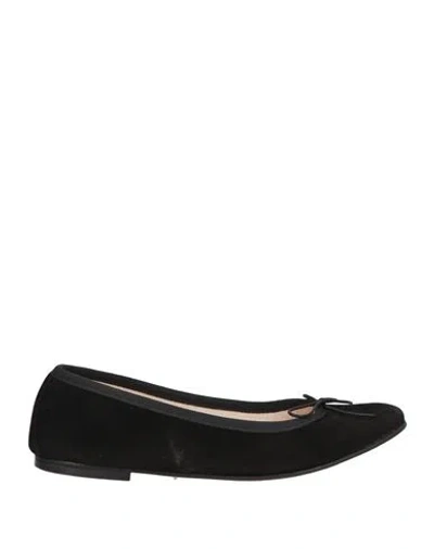 Spelta  Milano Spelta Milano Woman Ballet Flats Black Size 10.5 Leather, Textile Fibers In Black