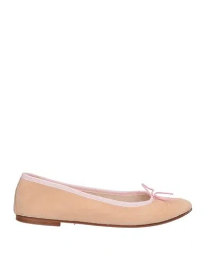 Spelta  Milano Spelta Milano Woman Ballet Flats Blush Size 8 Leather, Textile Fibers In Pink