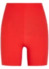 Spence Base Form Shorts In Red