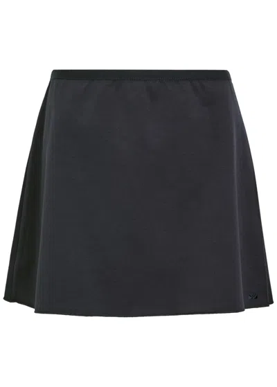 Spence Court Piqué Ponte Mini Skirt In Blue