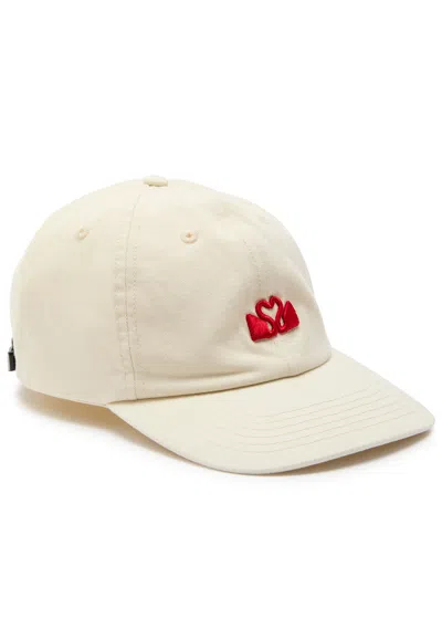 Spence Super Dad Logo-embroidered Cotton Cap In White