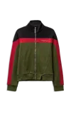Spencer Badu Bowl Track Jacket In Green
