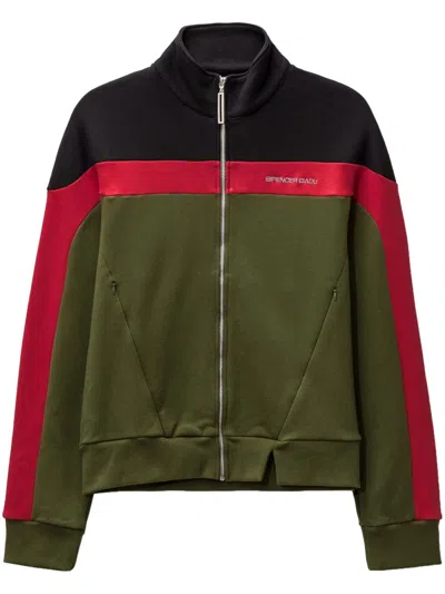 Spencer Badu Black & Green Bowl Track Jacket