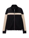 Spencer Badu Bowl Zipup Track Jacket Black In Black