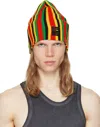 Spencer Badu Multicolor Knitted Beanie In Multi