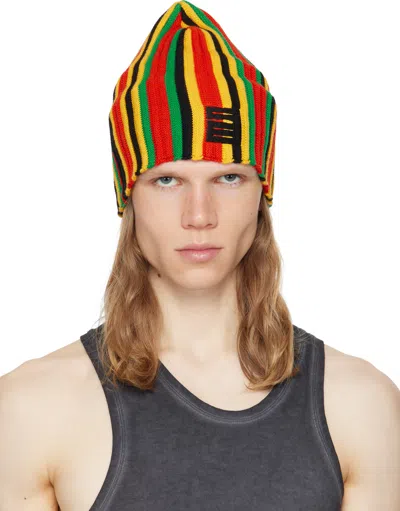 Spencer Badu Multicolor Knitted Beanie