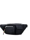 Spencer Badu Multi-pocket Belt Bag In Black