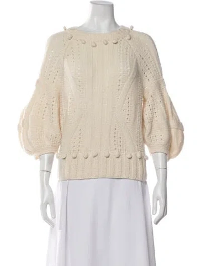 Pre-owned Spencer Vladimir Cashmere Crew Neck Sweater In Neutral