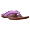 Spenco Cabo A596582 Flip Flop Womens Purple Slip On Thong Sandals Gal1707 In Purple