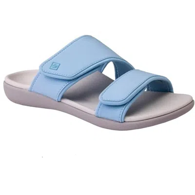 Spenco Kholo Nuevo Sandals Blue Slip On Arch Support Slide Jzz646
