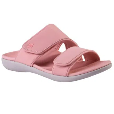 Spenco Kholo Nuevo Sandals Women Coral Arch Support Slip-on Slide Jzz1195 In Pink
