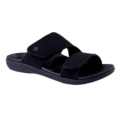 Spenco Kholo Nuevo Slide Black Sp1064-blk Women's In Blue