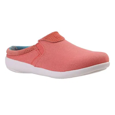 Spenco Men's  Siesta Nuevo Mule Red Perforated Orthotic Slide Shoes Hawk2254 In Pink