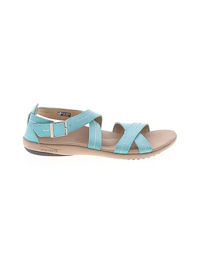 Pre-owned Spenco Sandals In Teal