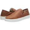Spenco Saylor Sneakers Women's Saddle Leather Slip On Casual Shoes Gal1164 In Brown
