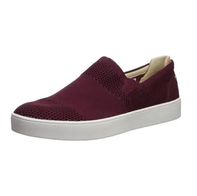 Spenco Women's Bahama Slip On Shoes In Merlot In Red