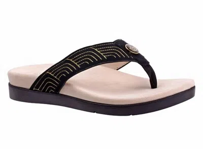 Spenco Women's Laguna Ellie Sandal In Black