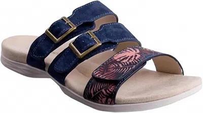 Spenco Women's Orchid Sandal In Tropical Blue In Yellow