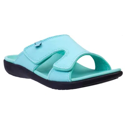Spenco Women's  Kholo Brite Sandals Turquoise Arch Support Slide Hawk3070 In Multi