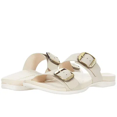 Spenco Vista Sandals Women Beige Leather Arch Support Open Toe Slide Hawk995 In Multi