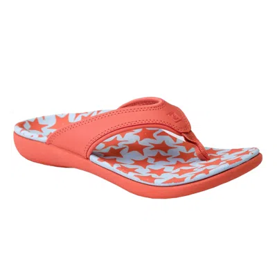 Spenco Women's  Yumi Ocean Coral/starfish Sp1072cor In Multi