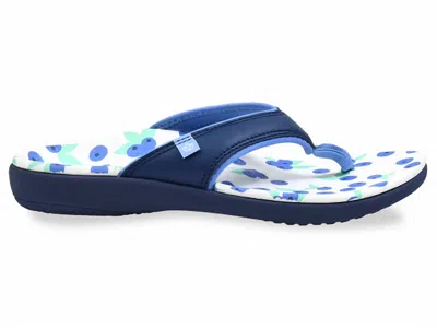 Spenco Women's Yumi Fruitopia Sandal In Blueberries