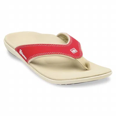 Spenco Women's Yumi Sandal In True Red