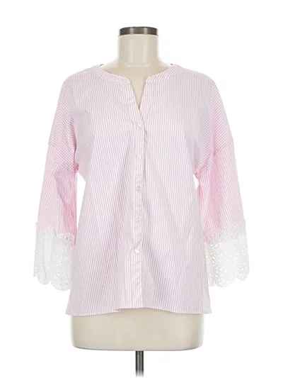 Pre-owned Spense 3/4 Sleeve Blouse In Pink